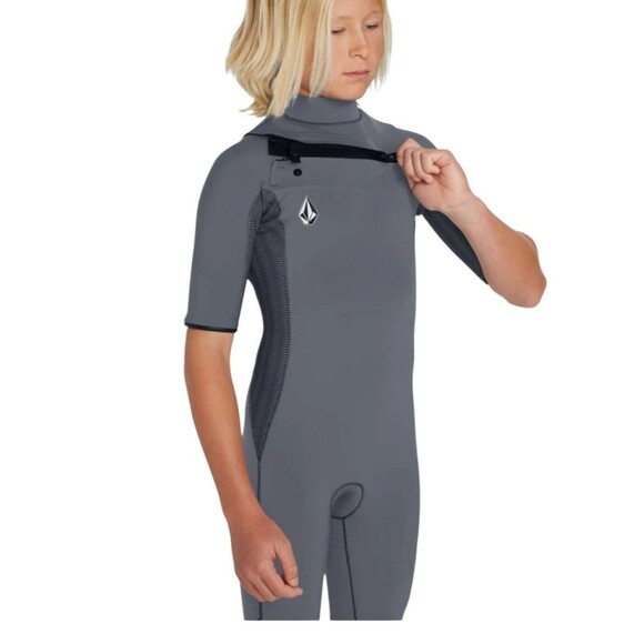 Volcom Big Boys 2mm Wetsuit Chest Zip Size 16 - Picture 1 of 8